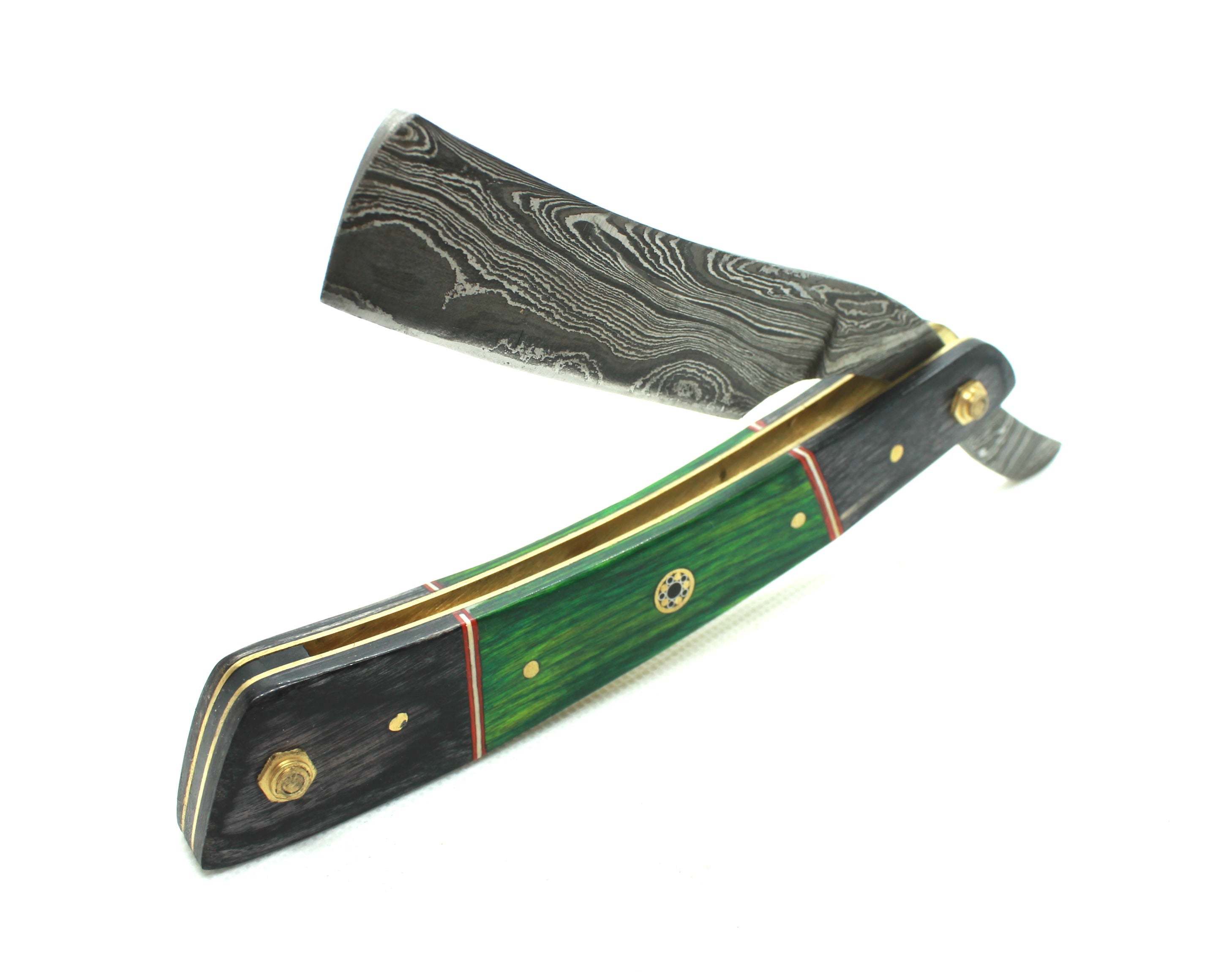 The “Talwar” — Damascus Steel Straight Razor