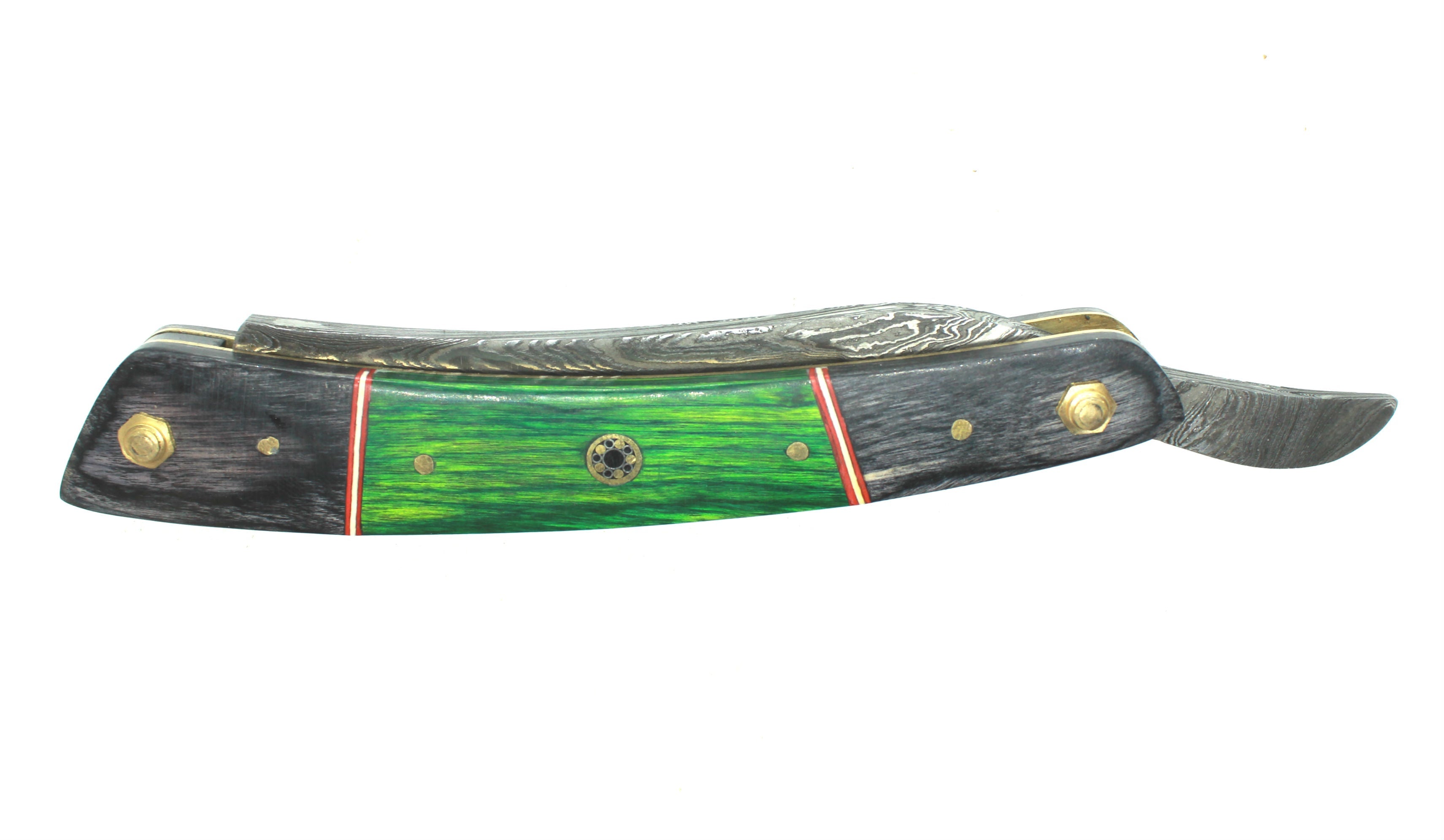 The “Talwar” — Damascus Steel Straight Razor
