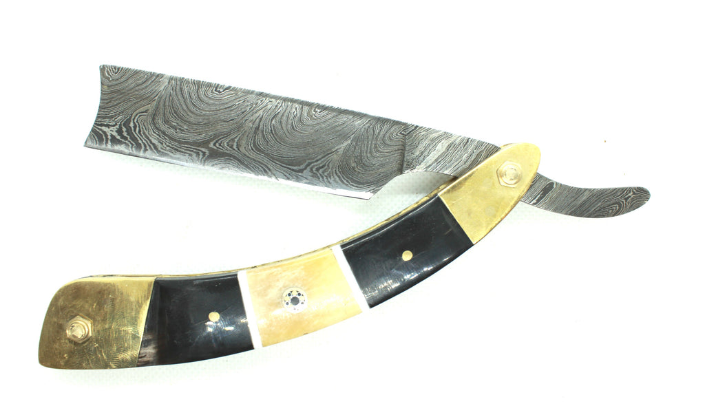 The “Scalawag” – Damascus Steel Straight Razor