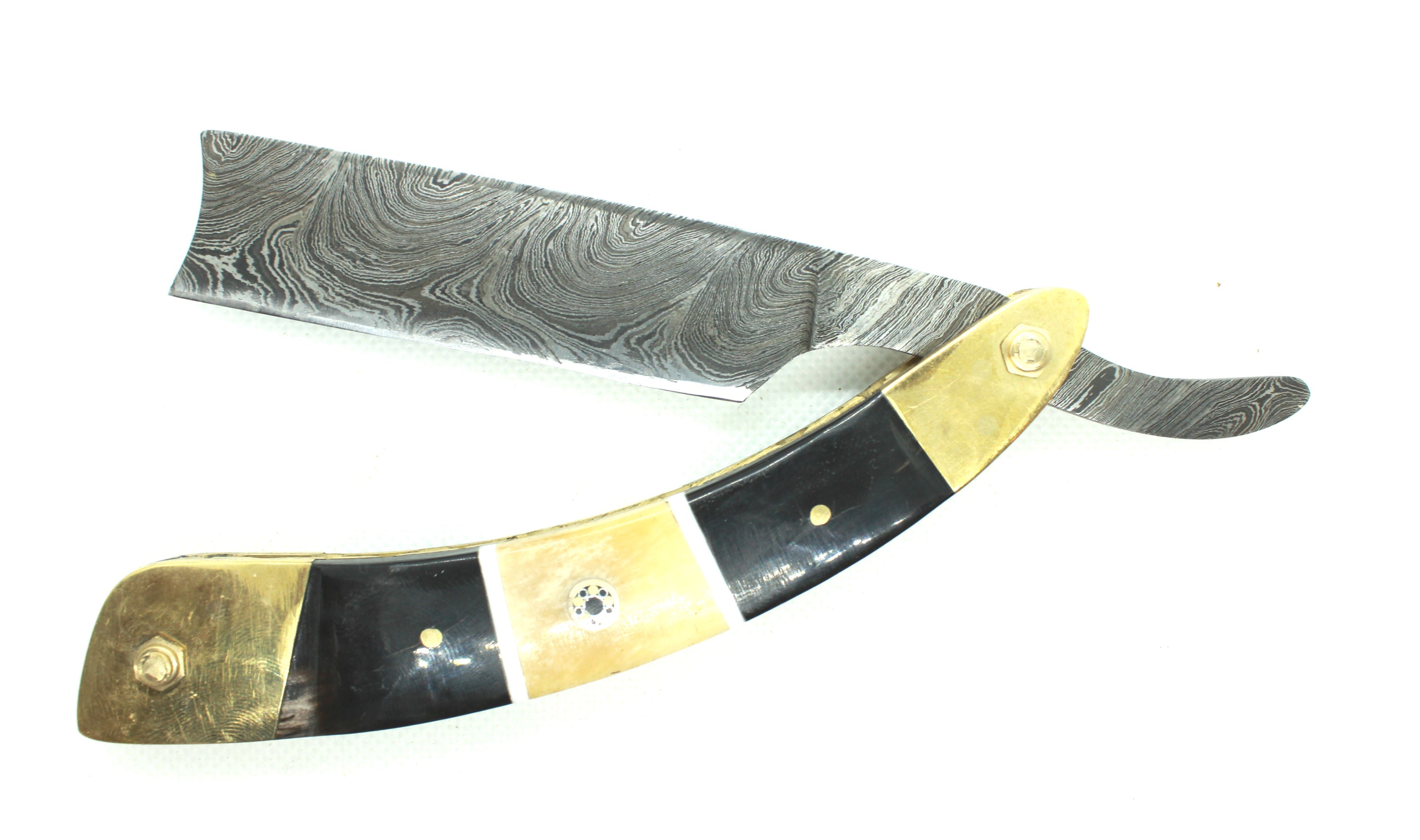 The “Scalawag” – Damascus Steel Straight Razor