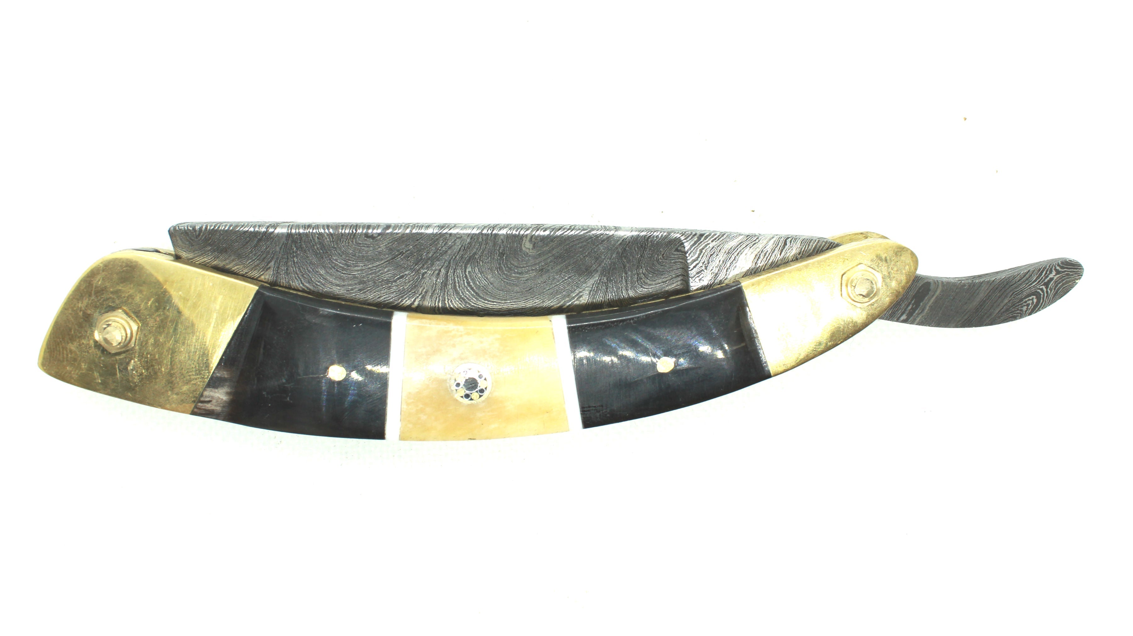 The “Scalawag” – Damascus Steel Straight Razor