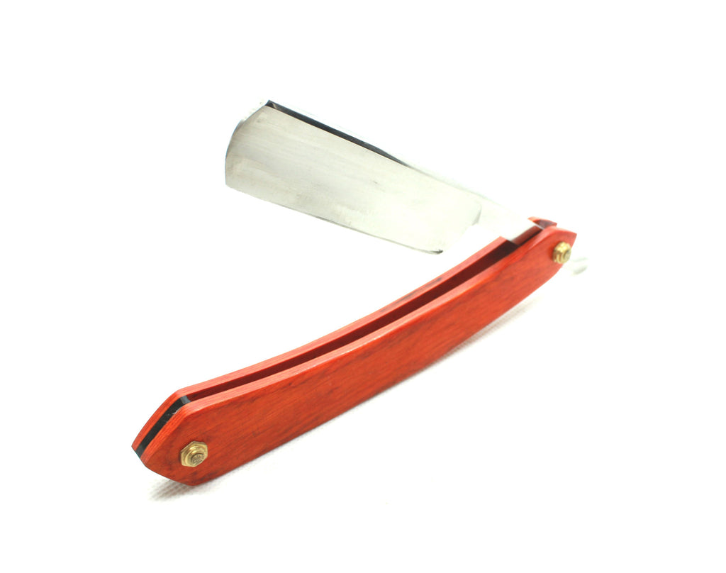 Straight Razor with Wood Handle
