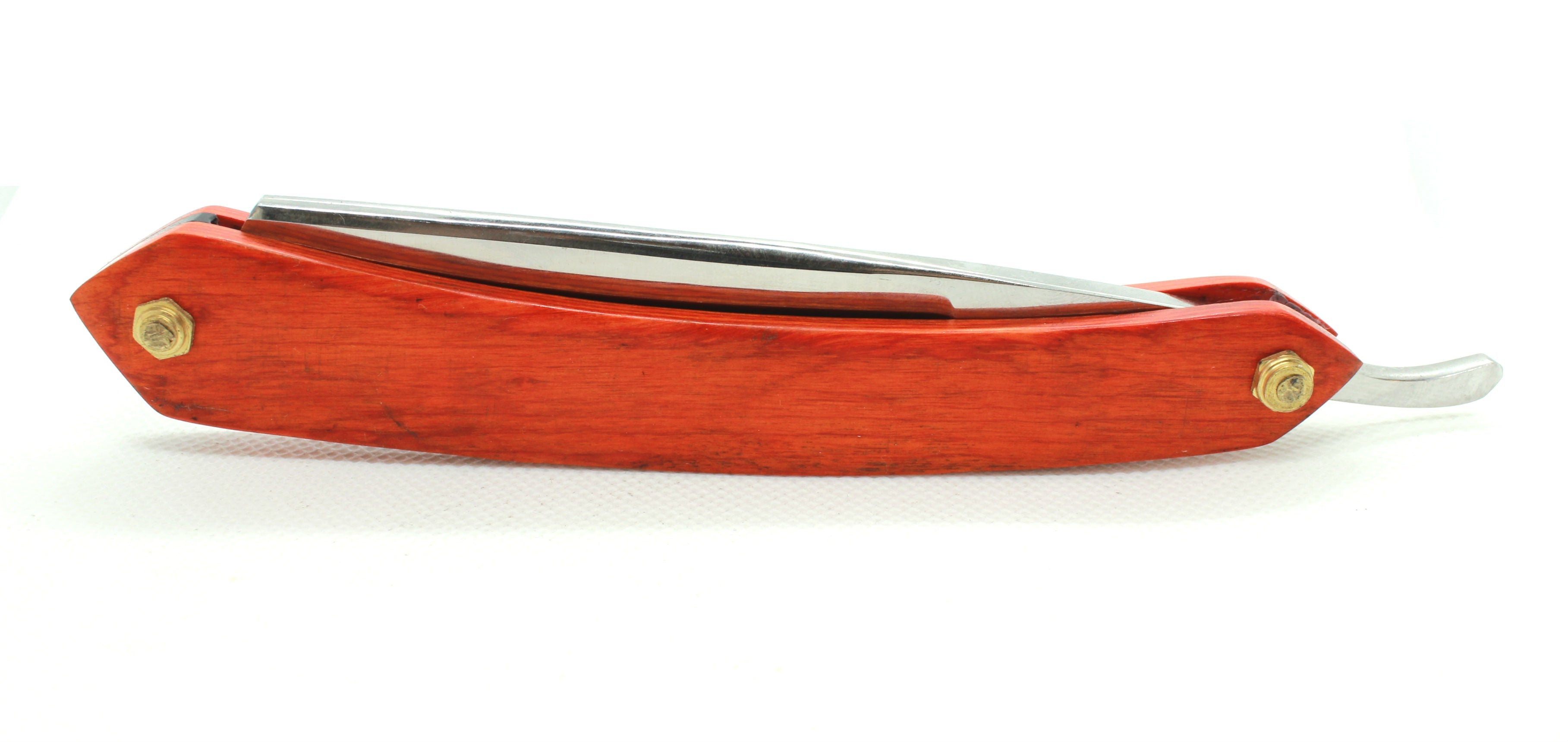 Straight Razor with Wood Handle