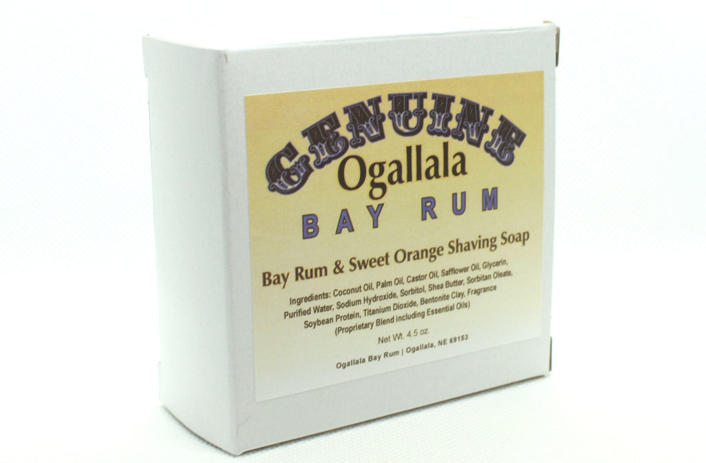 Ogallala Bay Rum & Orange Shaving Soap