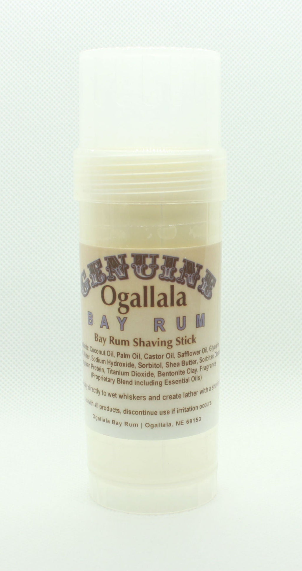 Ogallala Bay Rum Shaving Stick