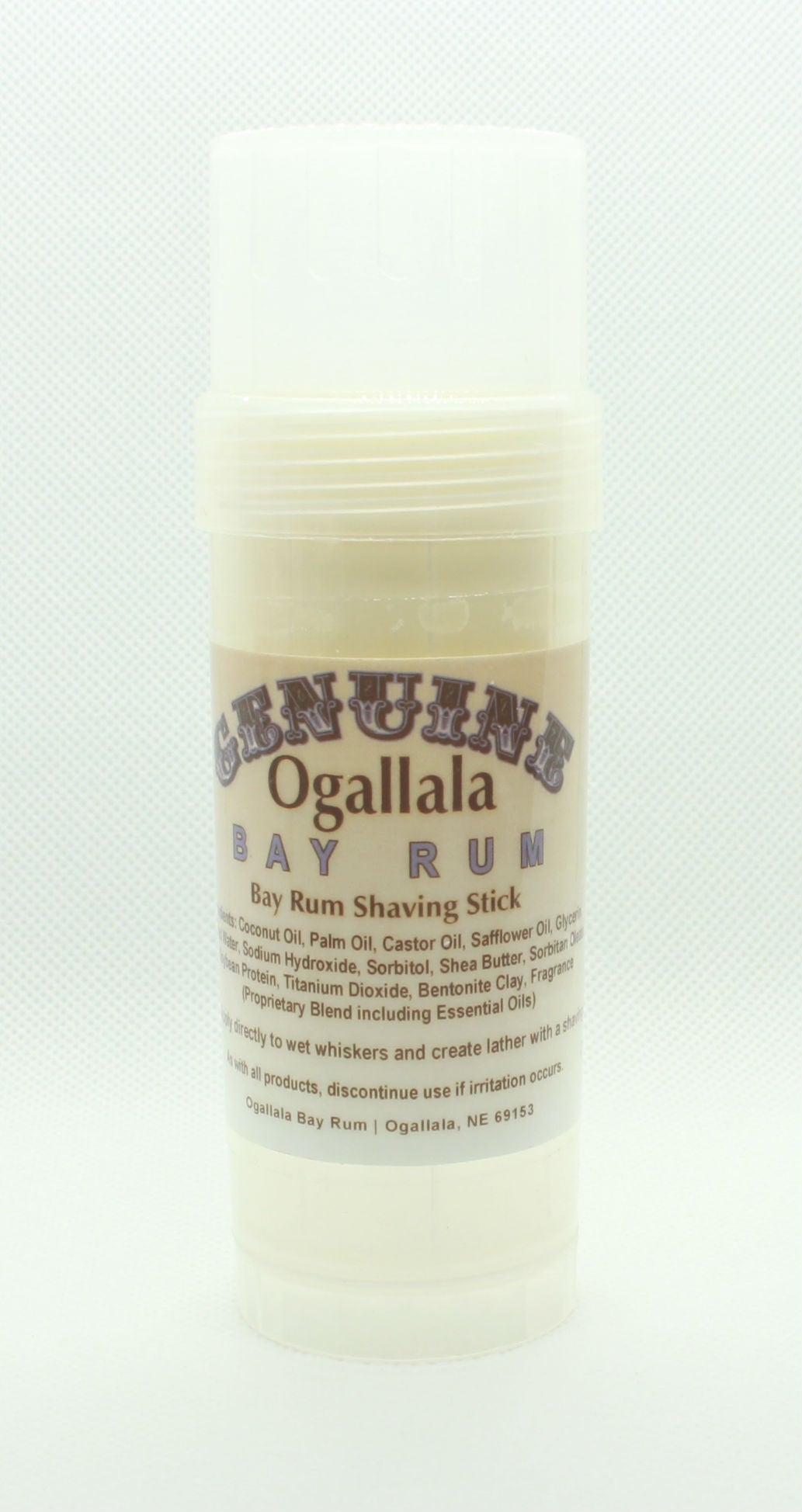 Ogallala Bay Rum Shaving Stick
