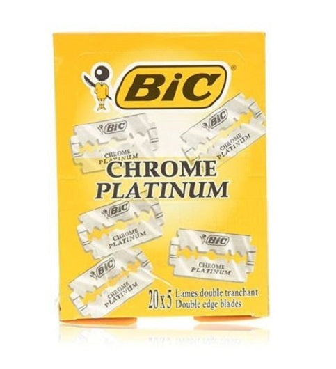 Bic Chrome Platinum Double Edge Safety Razor Blades