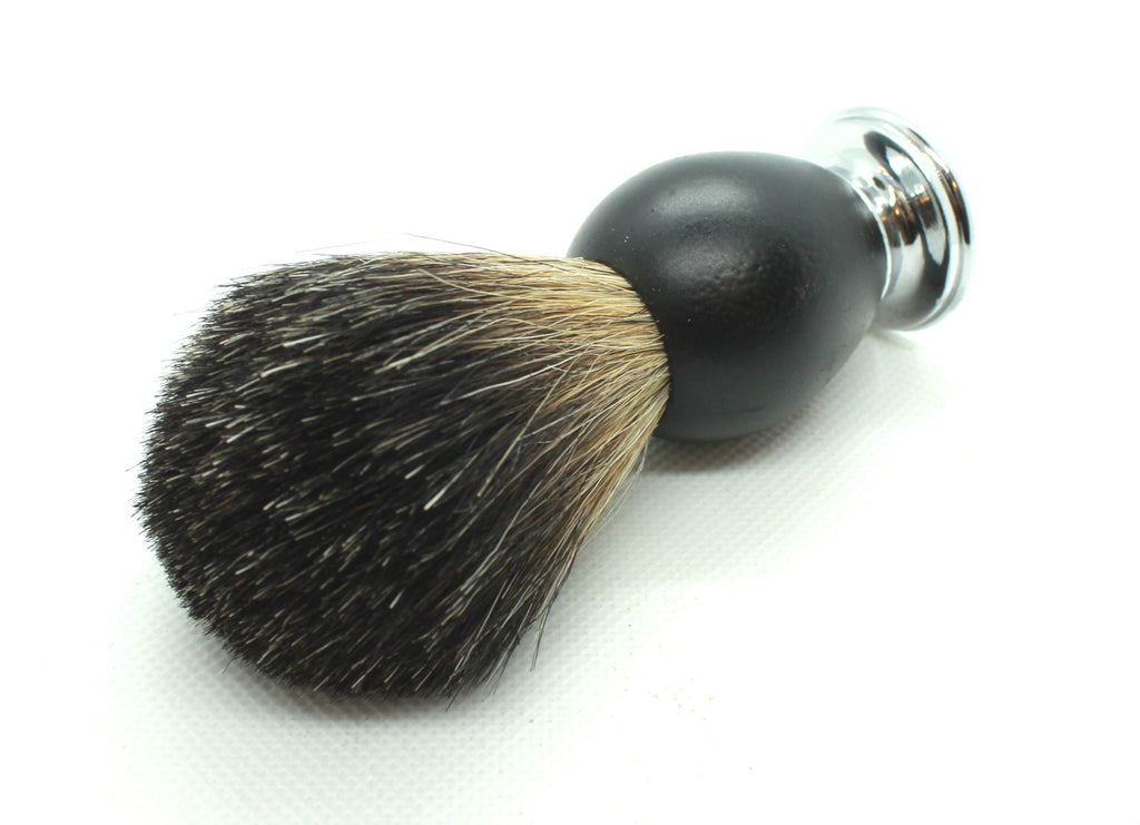 Black Shaving Kit – Safety Razor, Shaving Brush, Shaving Bowl & Stand