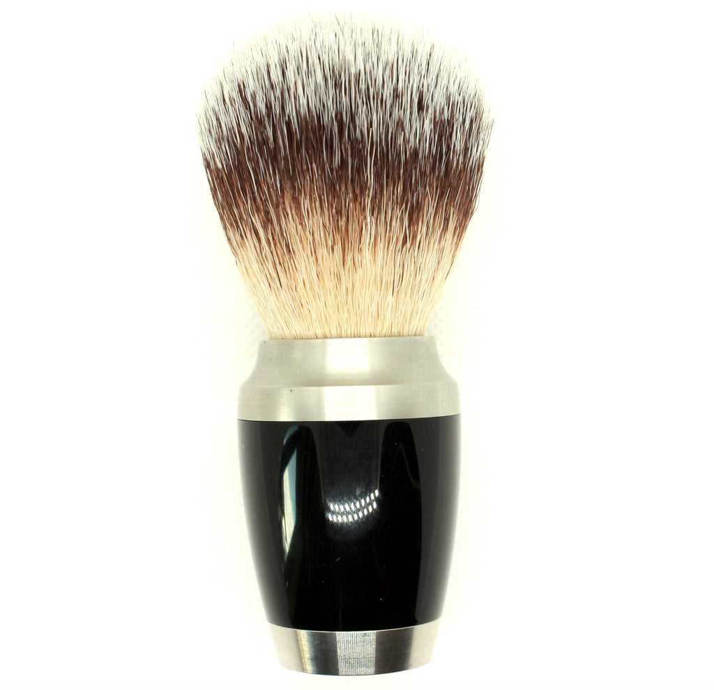 Synthetic Silver Tip Brush With Metal Handle