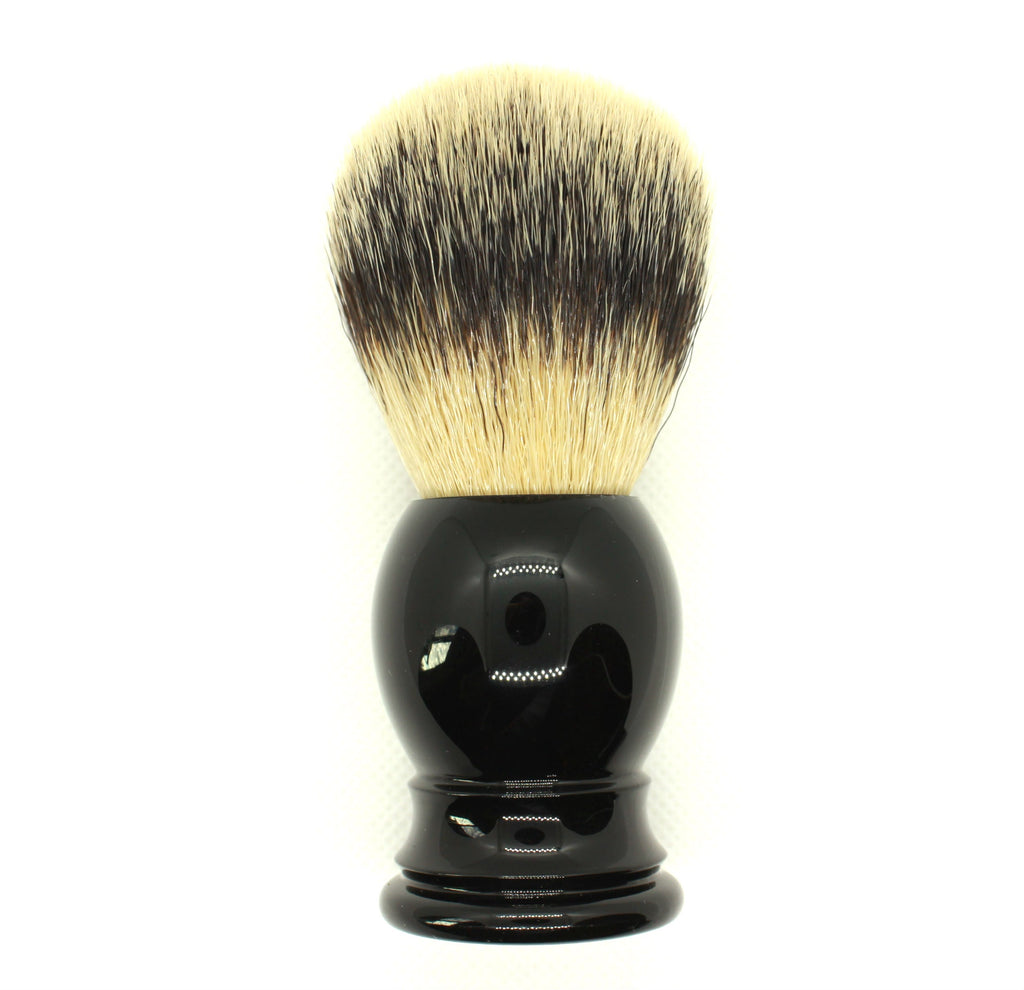 Synthetic Hair, Acrylic Handled Shaving Brush With Case