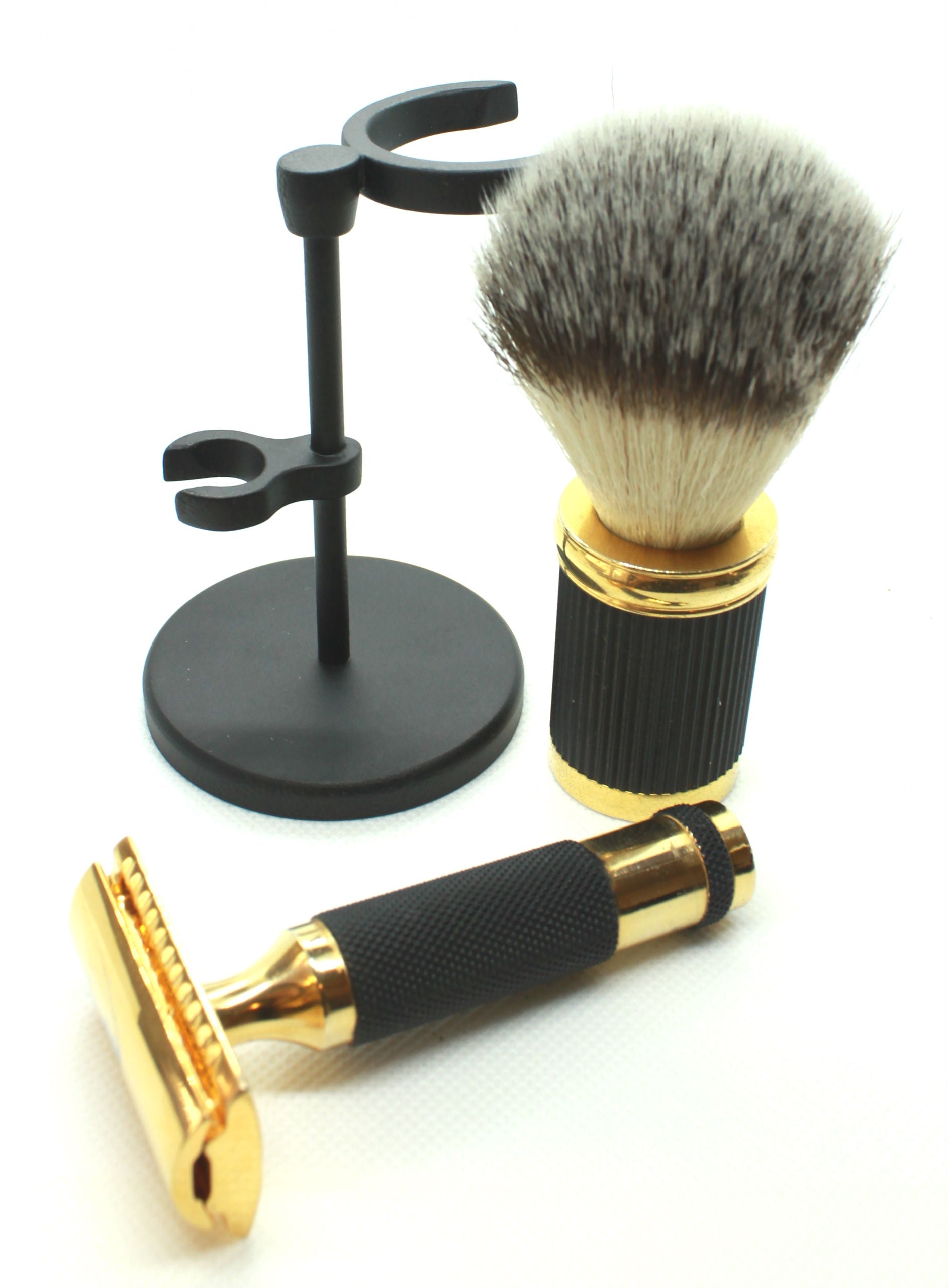 Bronze & Black Safety Razor Set
