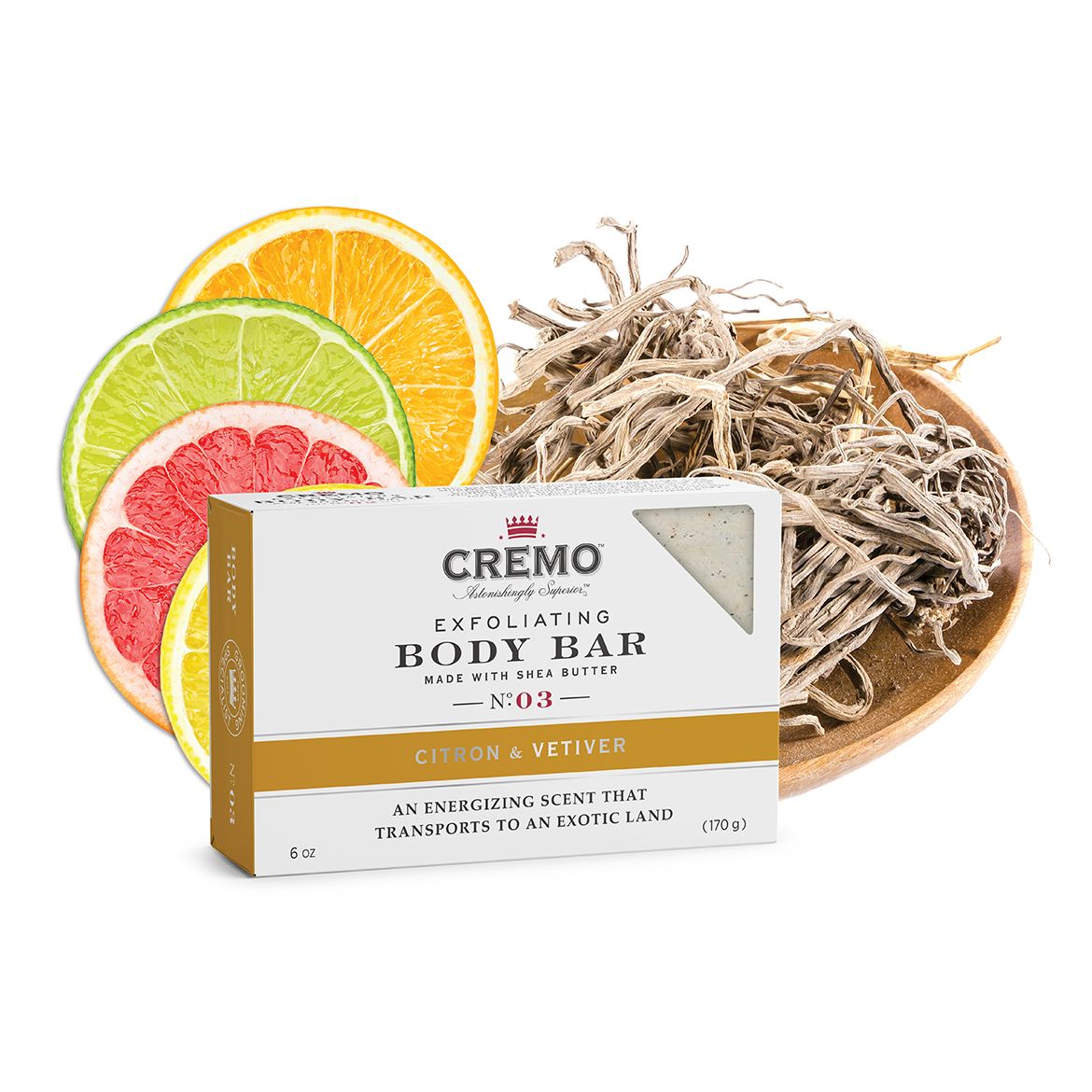 Sage & Citrus Exfoliating Body Bar