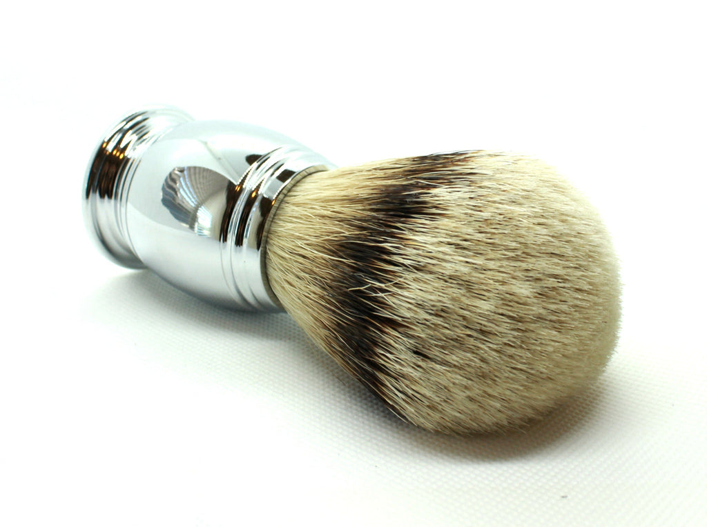 Silvertip Badger Hair Shaving Brush + Metal Alloy Handle