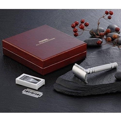 Feather Stainless Steel Double Edge Razor