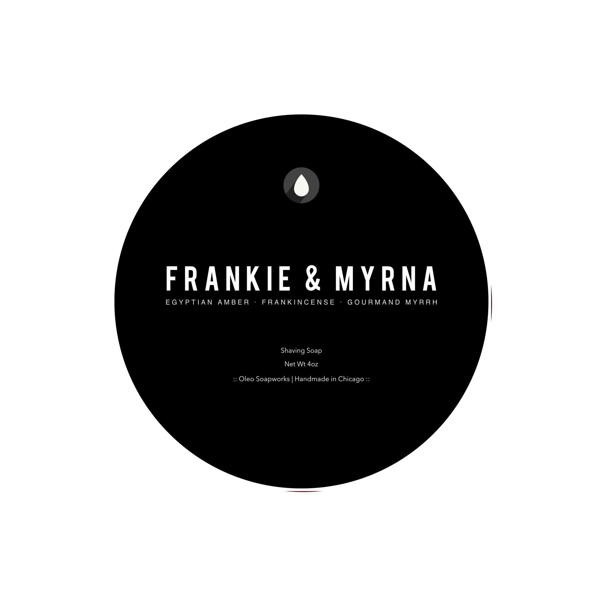 Frankie & Myrna Shaving Soap by Oleo Soapworks