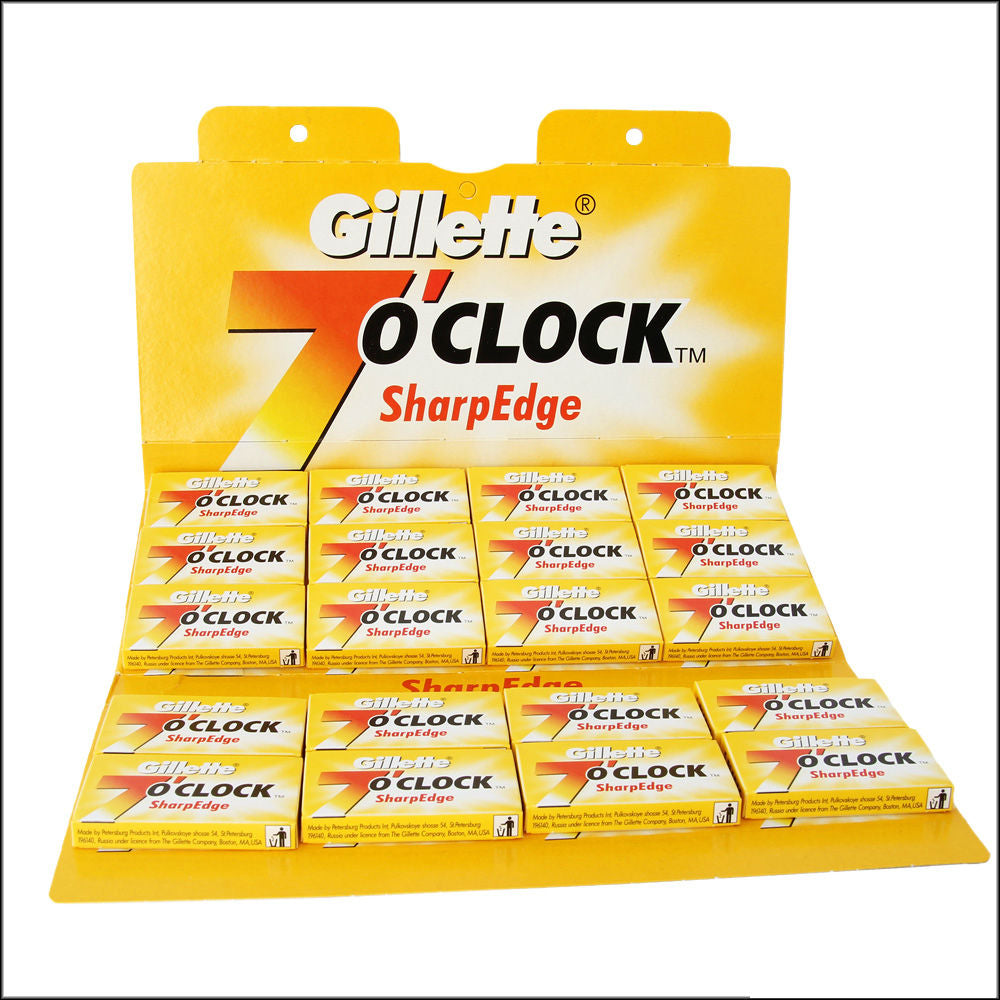 Gillette 7 O’Clock SharpEdge – Double Edge Safety Razor Blades