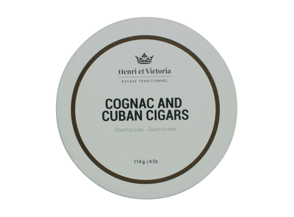 Henri et Victoria — Cognac and Cuban Cigars Shaving Soap