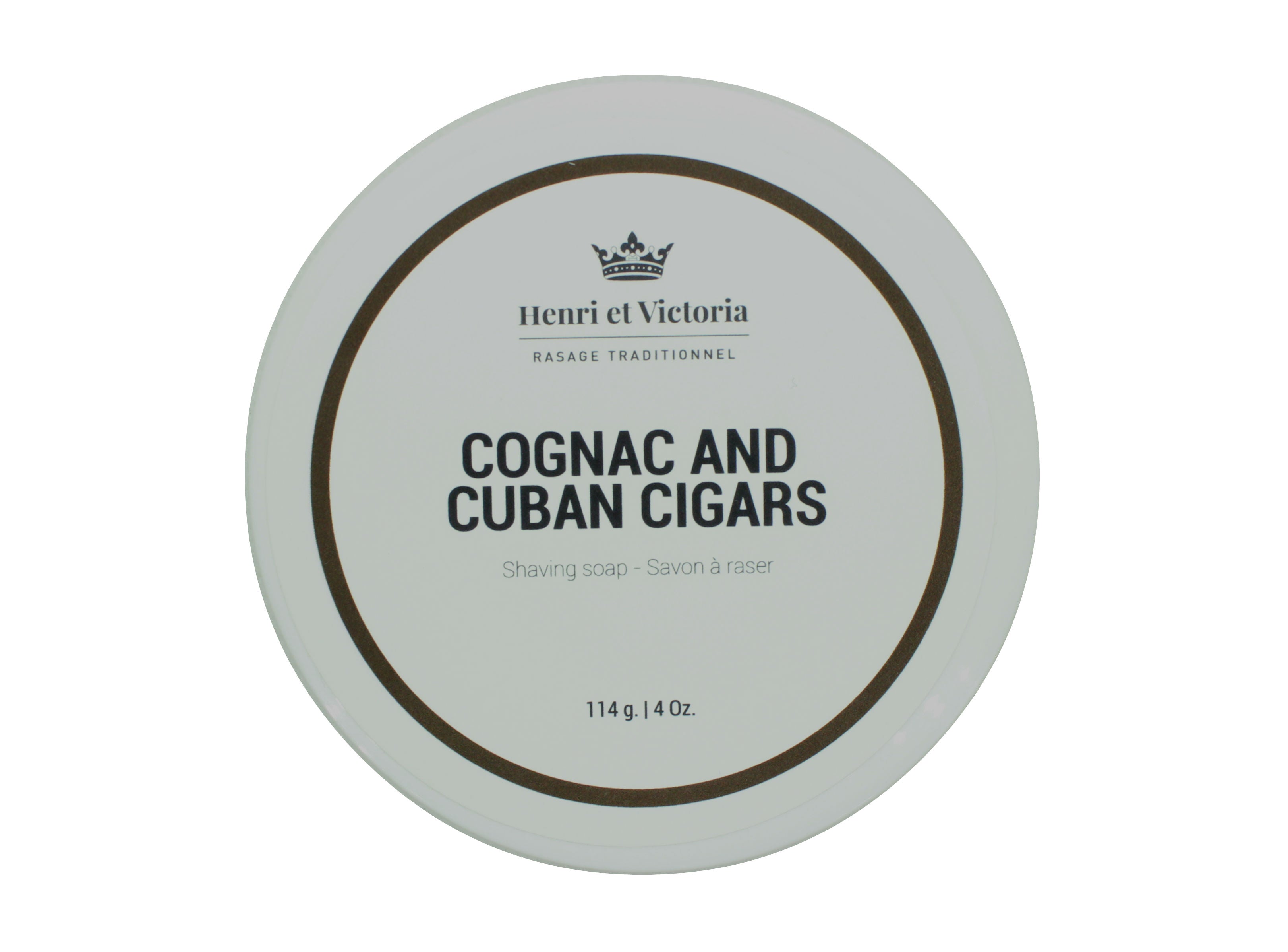 Henri et Victoria — Cognac and Cuban Cigars Shaving Soap