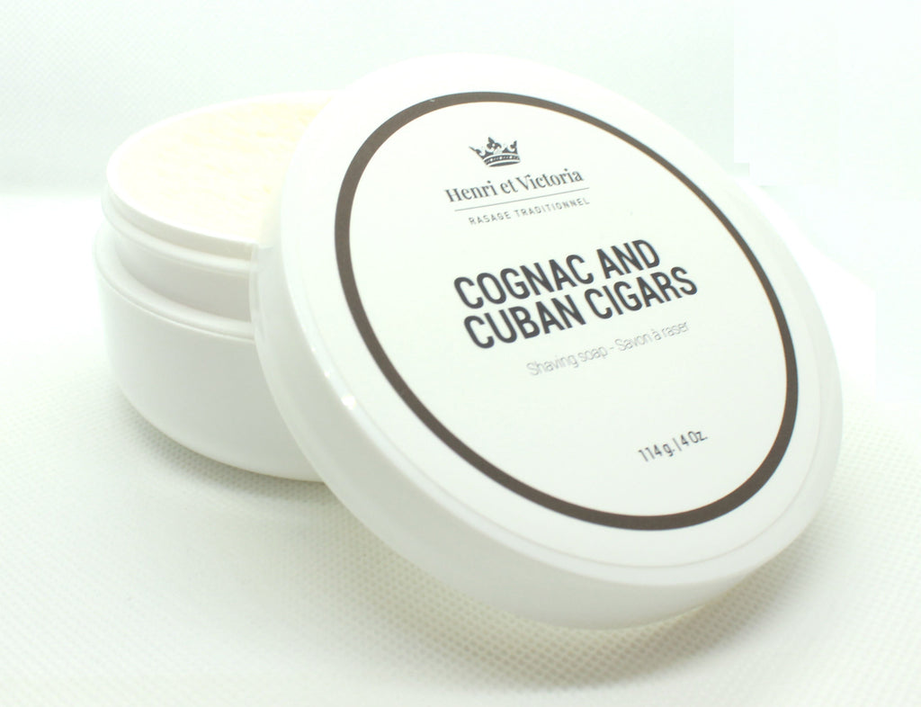 Henri et Victoria — Cognac and Cuban Cigars Shaving Soap