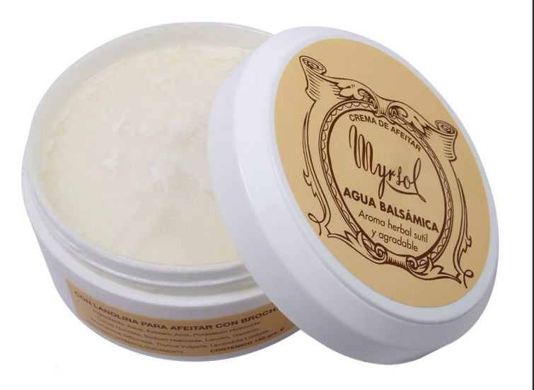 Myrsol Shaving Cream, Agua Balsamica