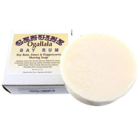 Ogallala Bay Rum Limes & Peppercorn Shaving Soap