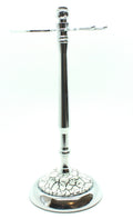 Zinc Alloy Safety Razor Razor Stand with Rustic Base