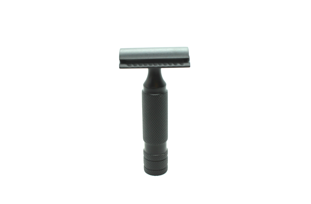 Short, Heavy Duty Safety Razor (Black) by Snarkys