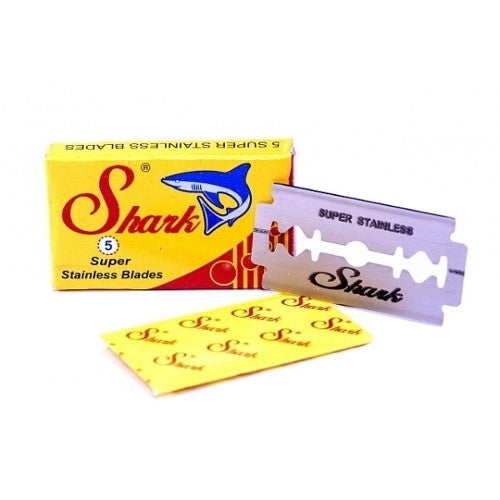 Shark Double Edge Safety Razor Blades, Super Chrome