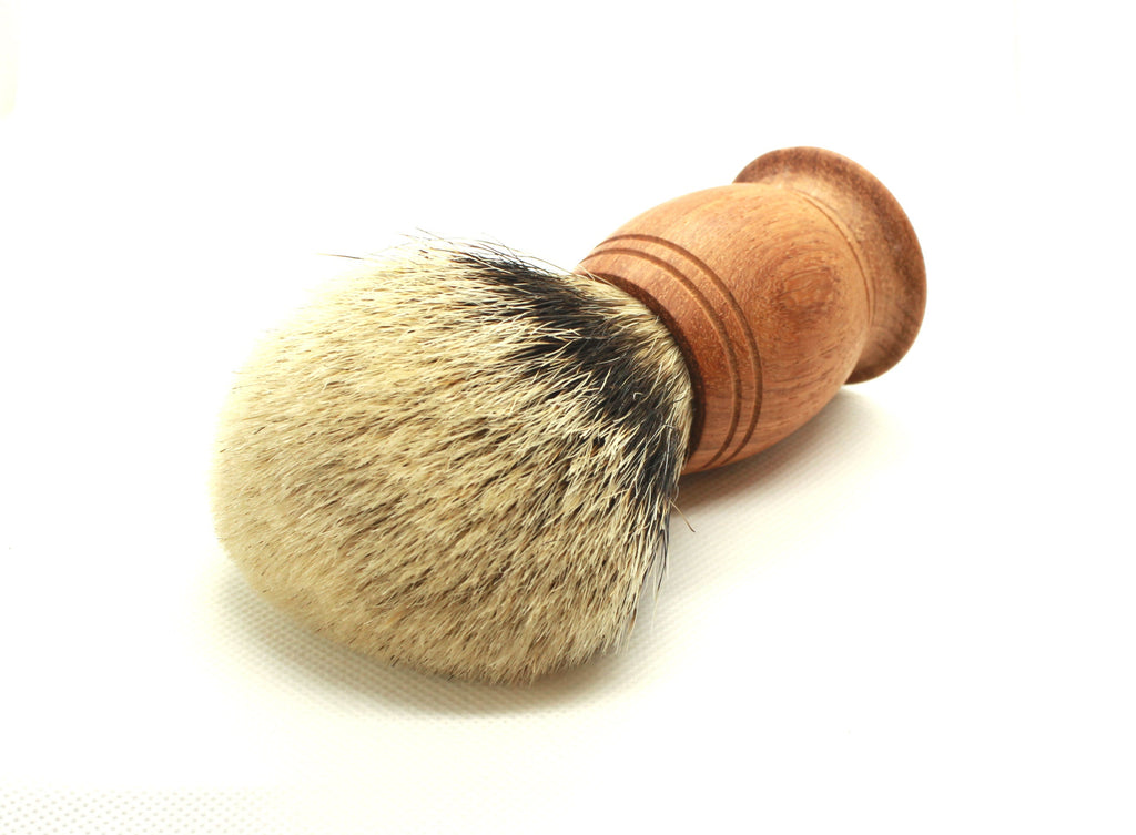 Wooden Handled Pure, Silver Tip Badger Hair Shaving Brush