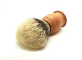 Wooden Handled Pure, Silver Tip Badger Hair Shaving Brush