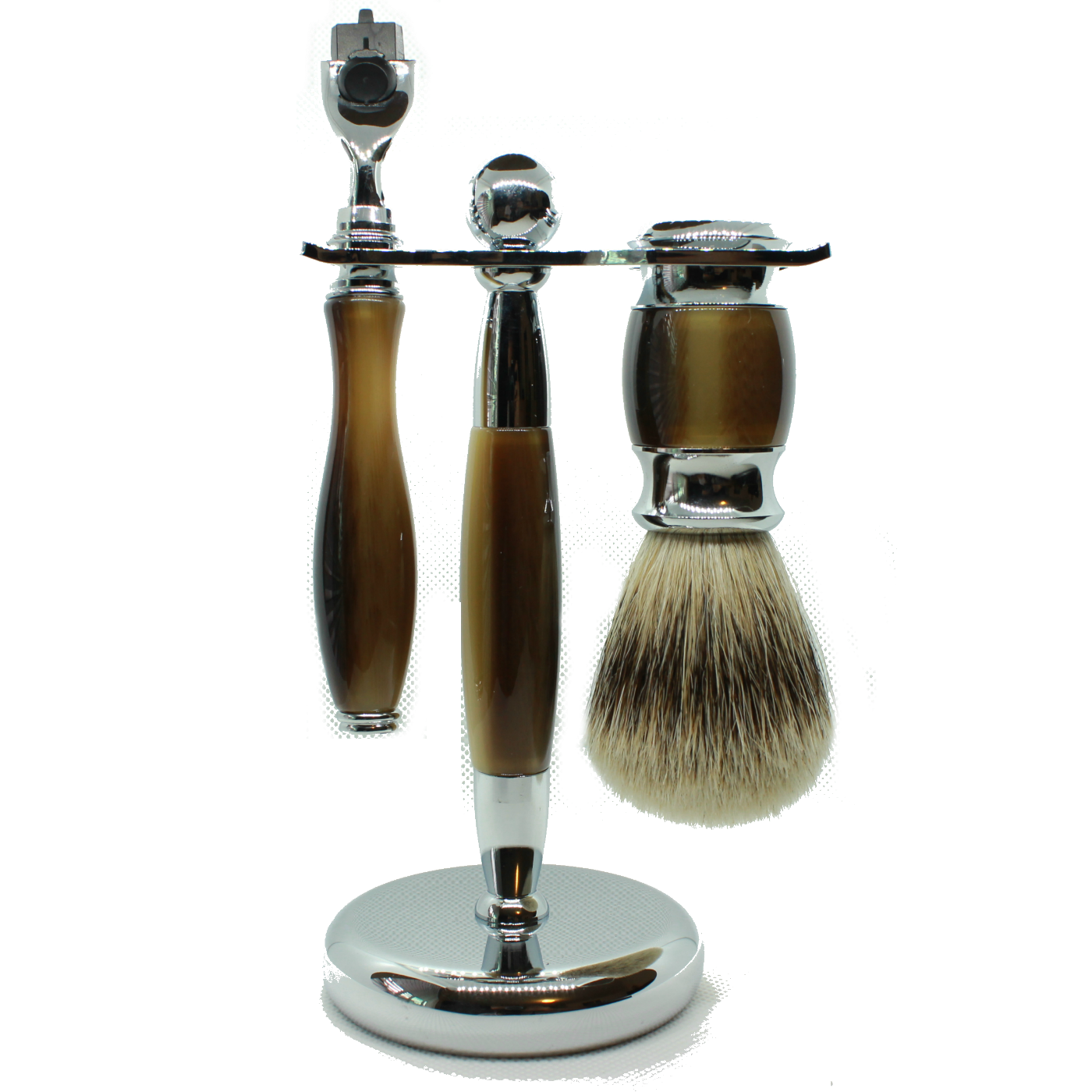 Dark Faux Gillette Mach 3 Shaving Set