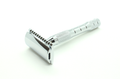 Silver Chrome-Plated Traditional Safety Razor
