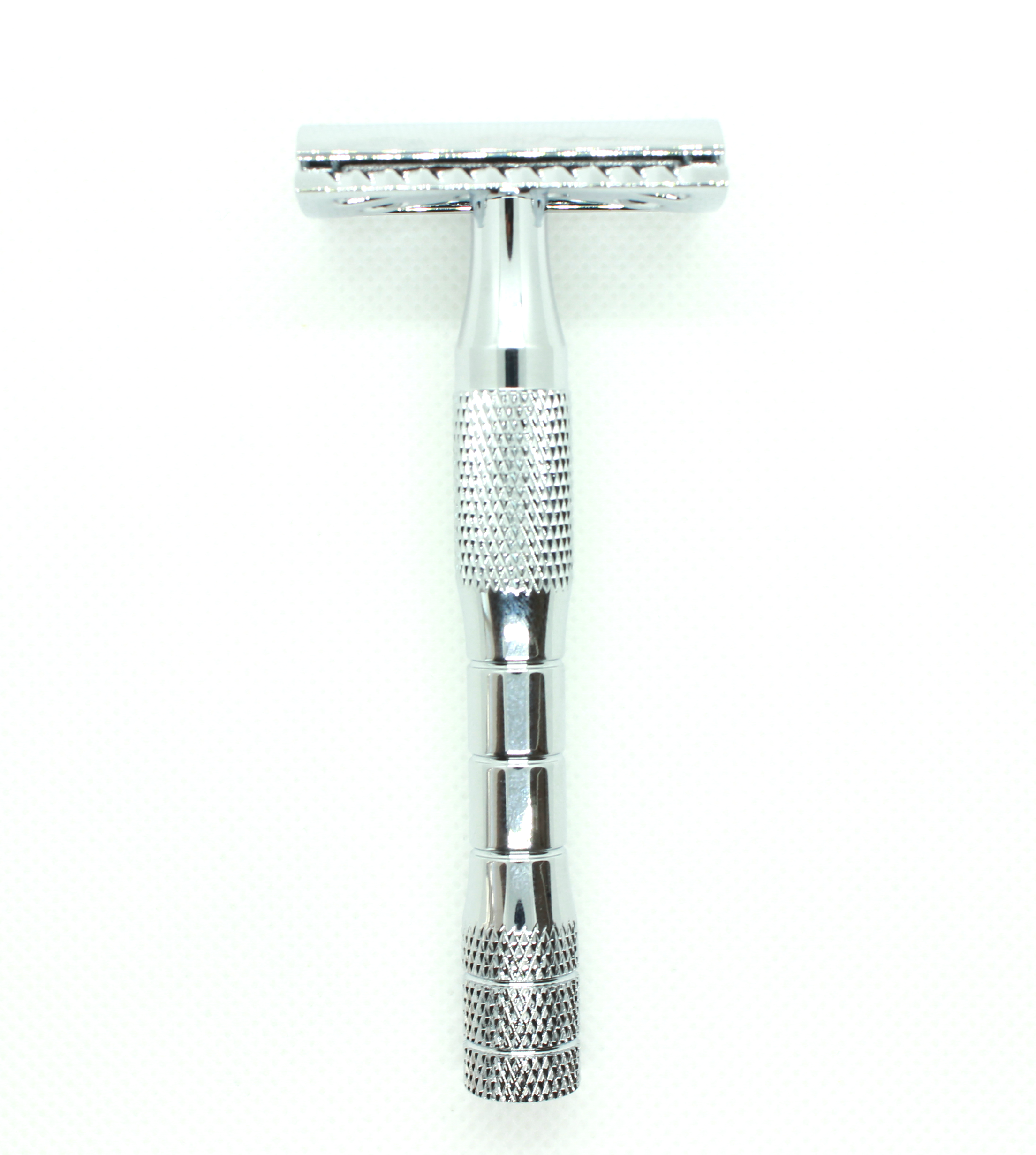 Silver Chrome-Plated Traditional Safety Razor