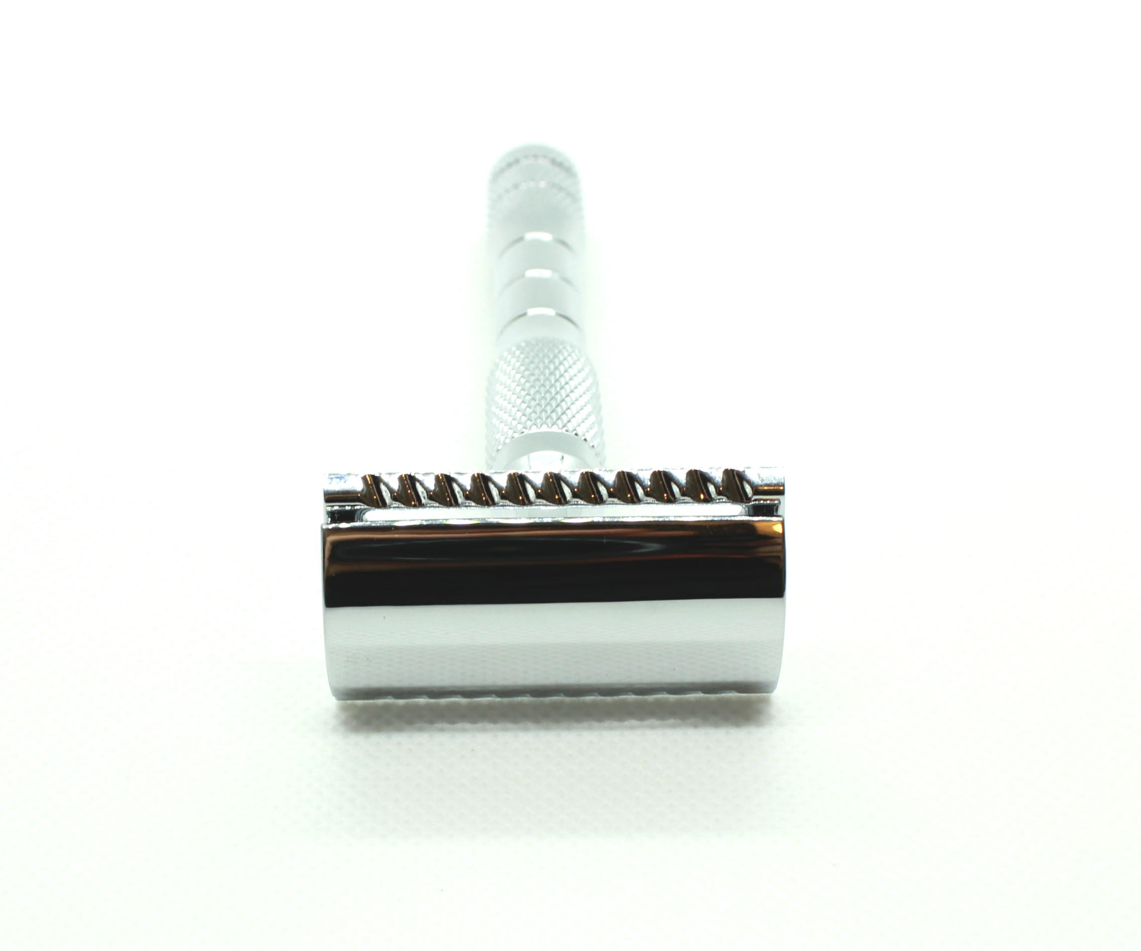 Silver Chrome-Plated Traditional Safety Razor