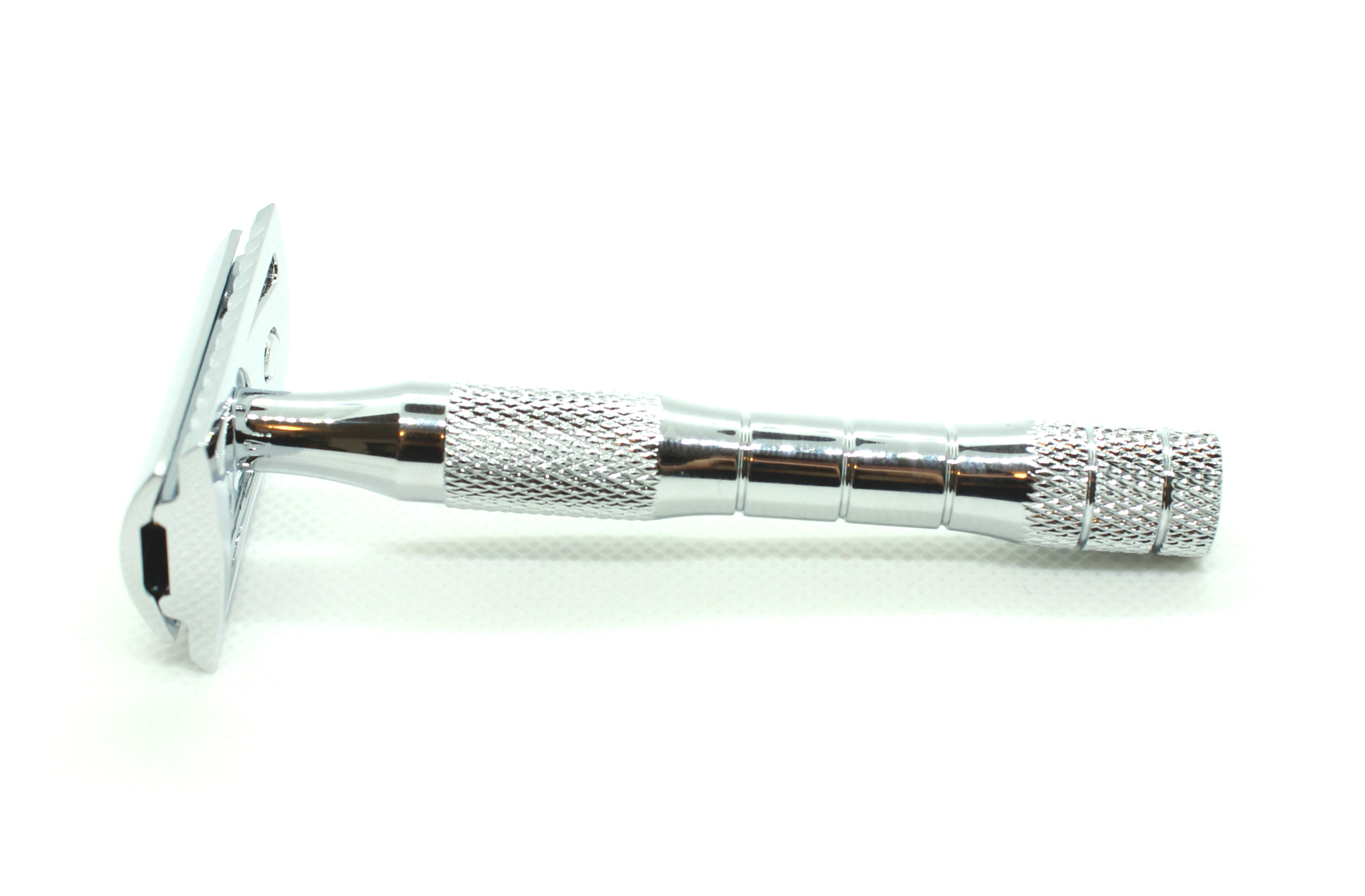 Silver Chrome-Plated Traditional Safety Razor