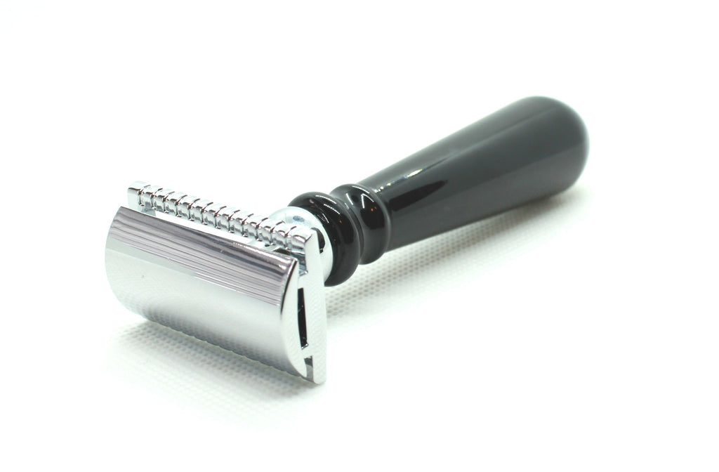 Snarkys Black Tear Drop Double Edge Safety Razor