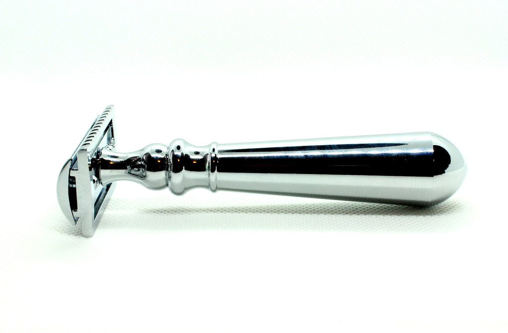 Snarkys Silver Tear Drop Double Edge Safety Razor – Silver