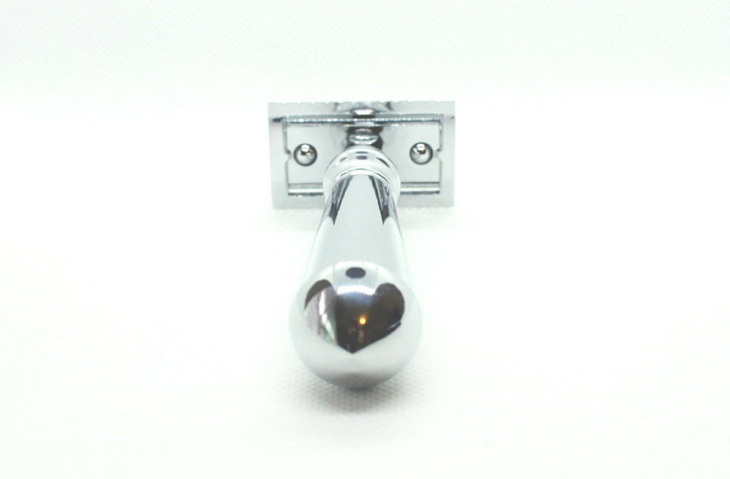 Snarkys Silver Tear Drop Double Edge Safety Razor – Silver