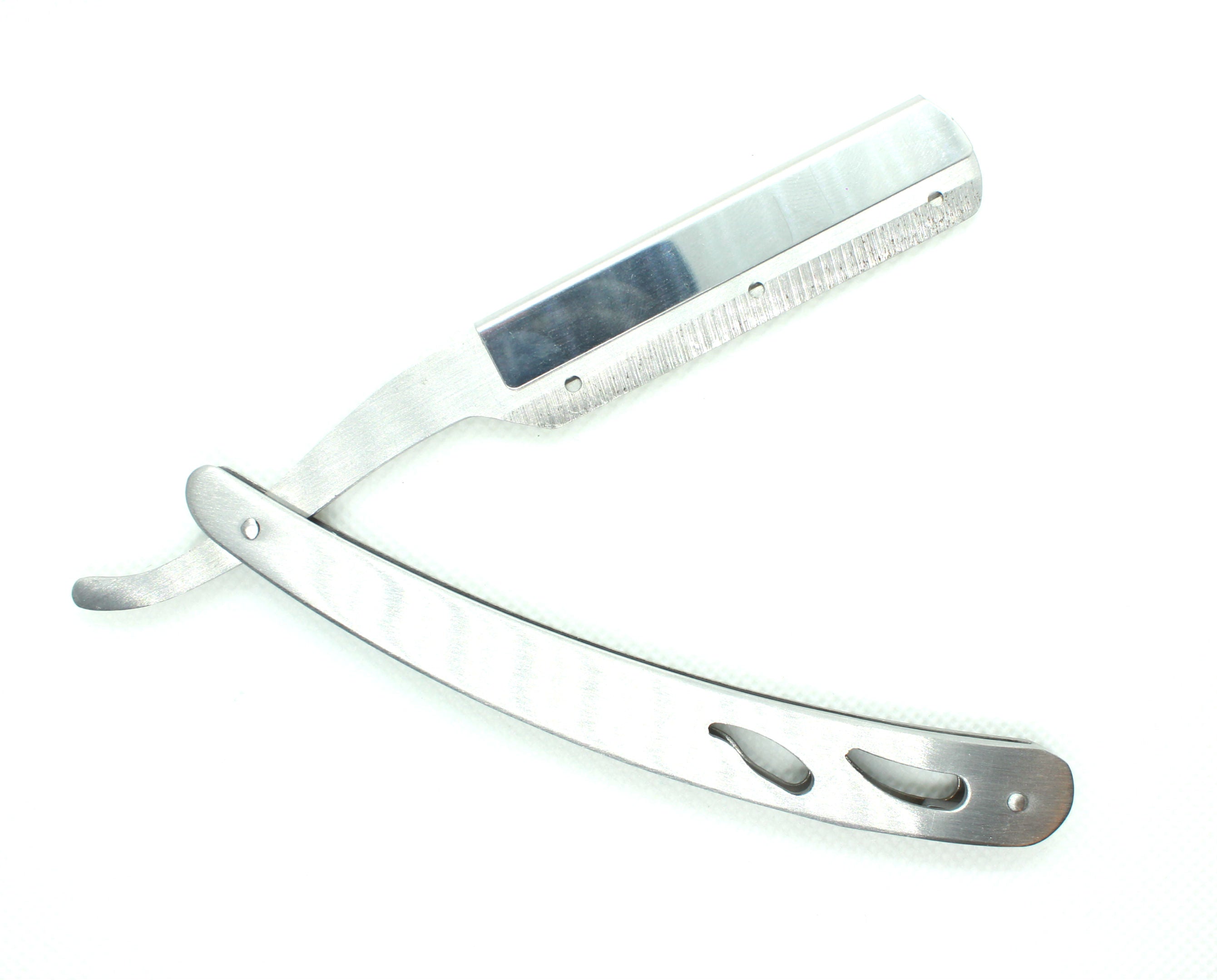 Silver Straight Razor Shavette
