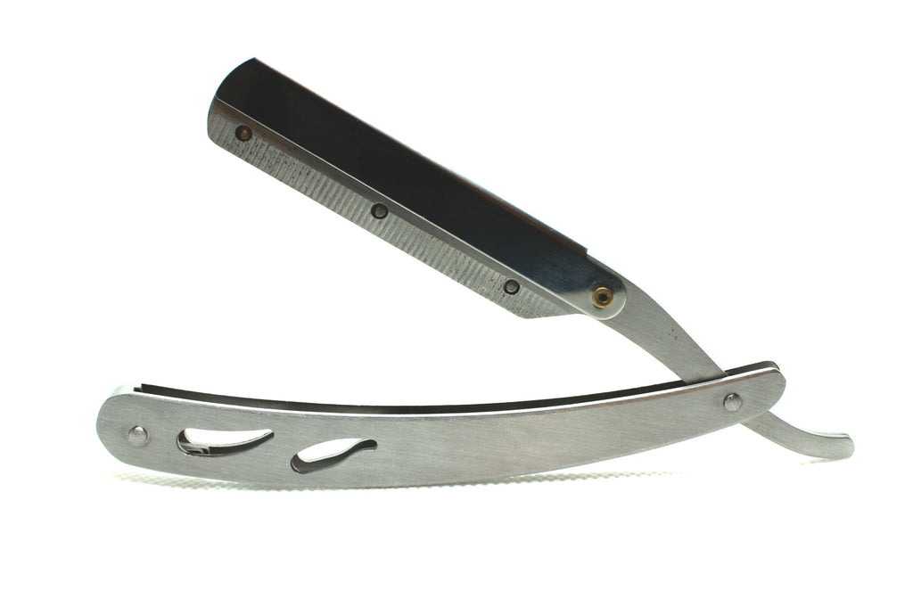 Silver Straight Razor Shavette